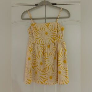 LARA Gold Yellow Spaghetti Strap Sundress
